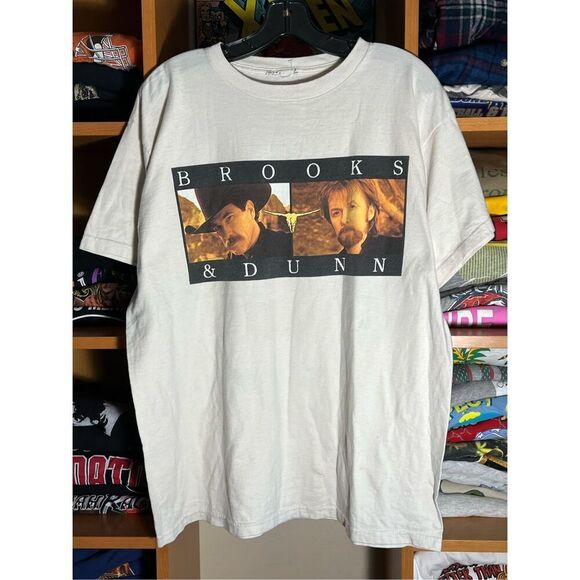 Vintage Brooks & Dunn Asphalt Cowboys Tour Tee - Picture 1 of 5
